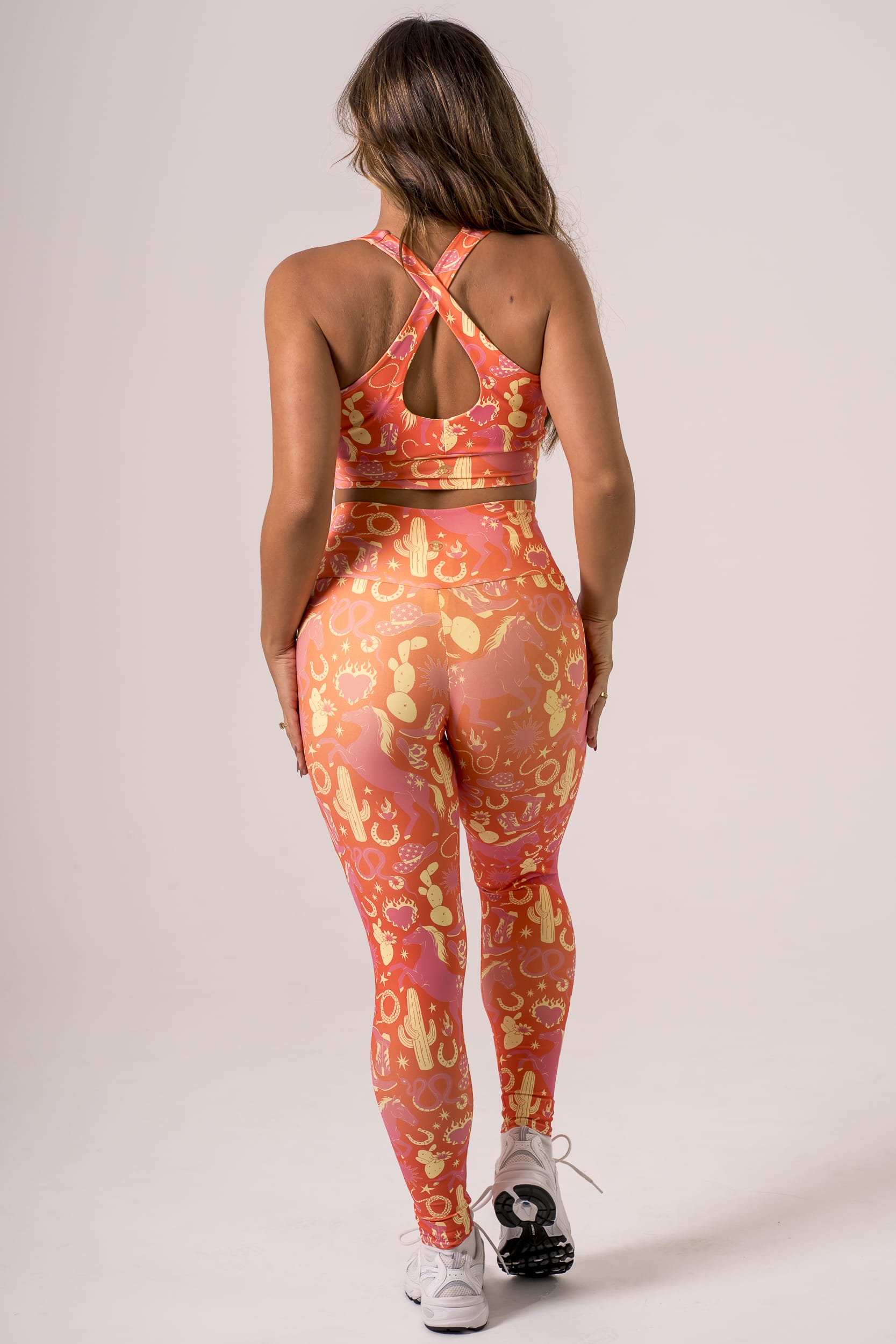 Wild West Dynamic High Waisted Ankle Biter Leggings
