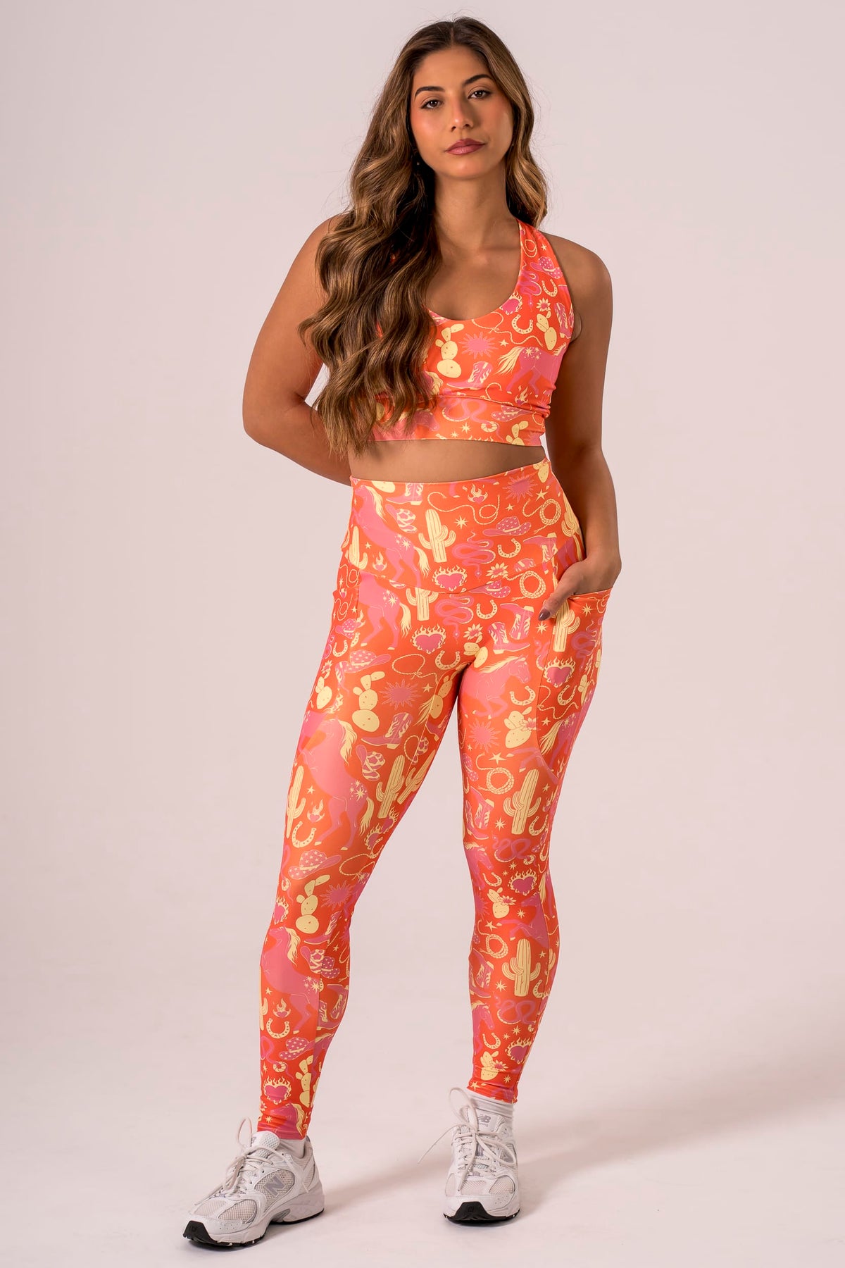 Wild West Dynamic High Waisted Pocket Ankle Biter Leggings