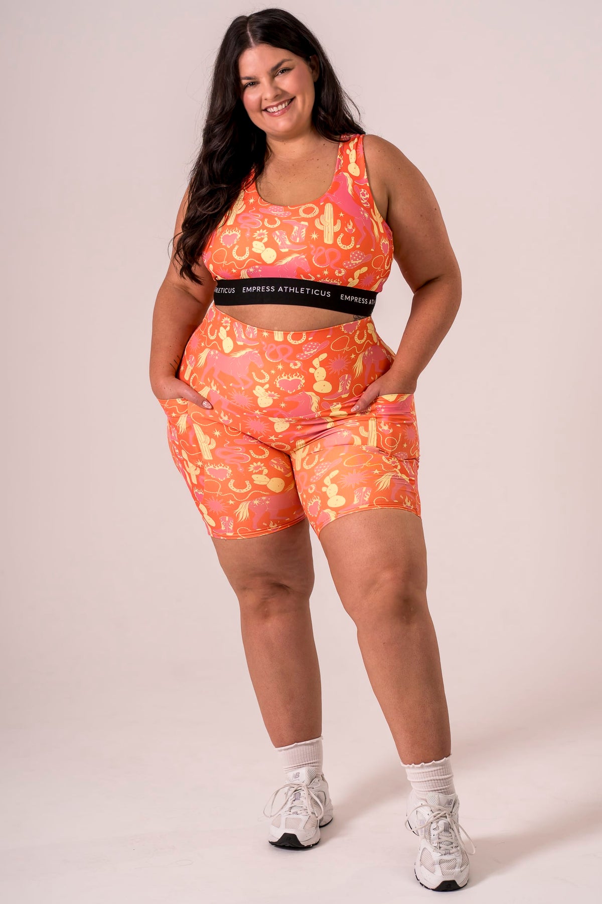 Wild West Dynamic High Waisted Pocket Booty Shorts