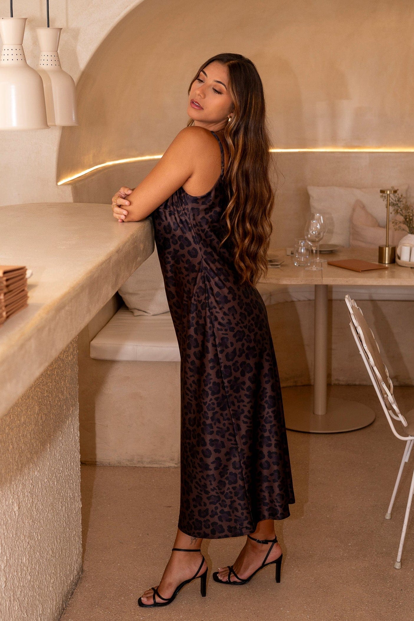 Zahara Cowl Neck Dress